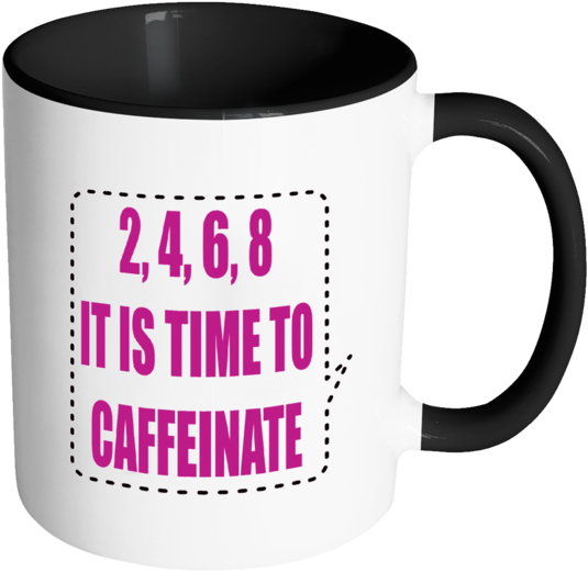 2 4 6 8 Mug - Coffee Cheer Clipart (600x600), Png Download