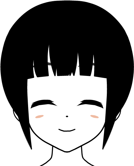 Curls Drawing Fringe Hair - Illustration Clipart (595x592), Png Download