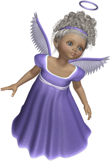 0, - 3d Angels Clipart (588x600), Png Download
