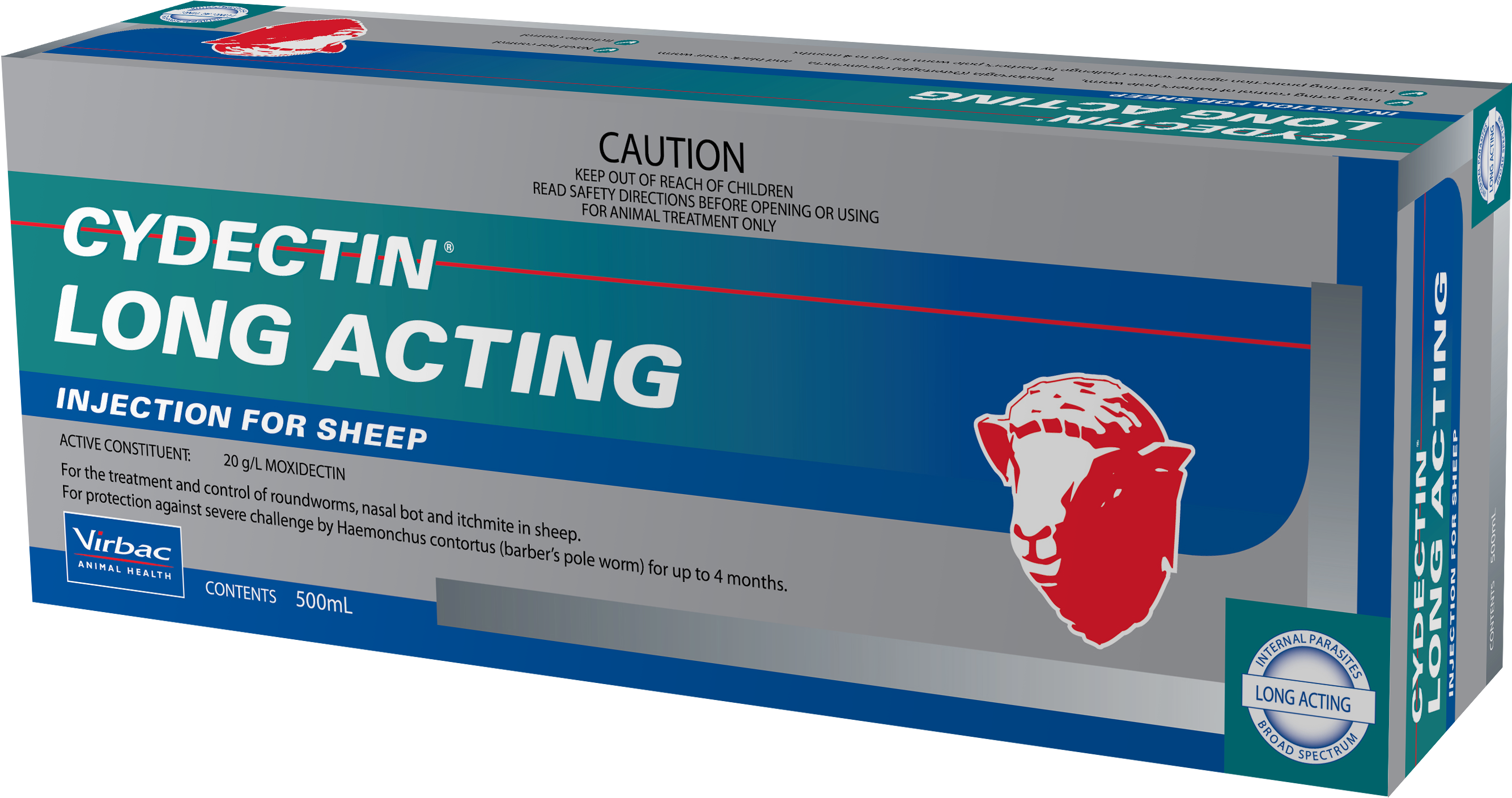 Attachments - Cydectin Long Acting 500ml Cattle Clipart (2914x1756), Png Download