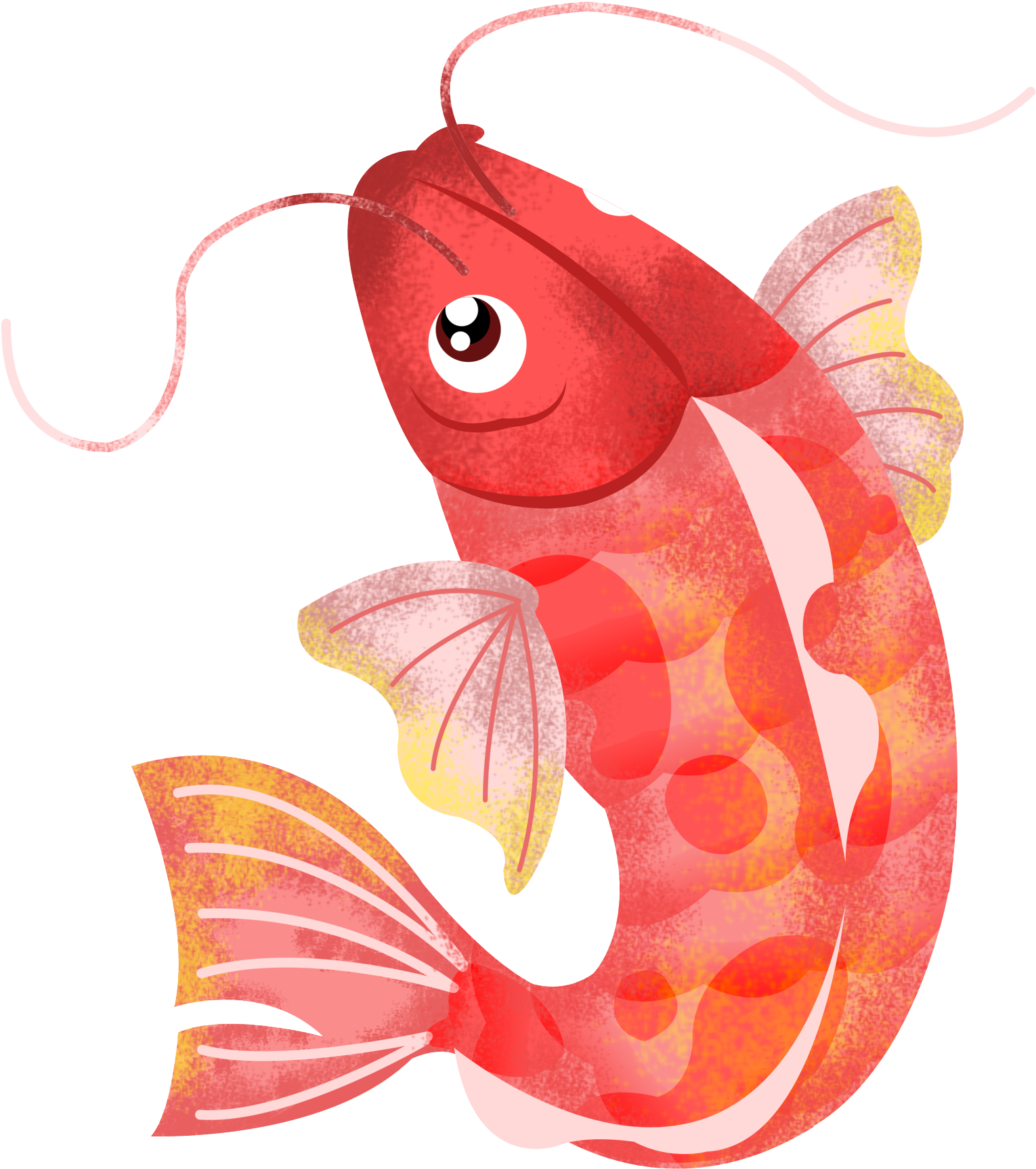 Hand Painted Exquisite Chinese Style Festive Png And - Coral Reef Fish Clipart (2000x2000), Png Download