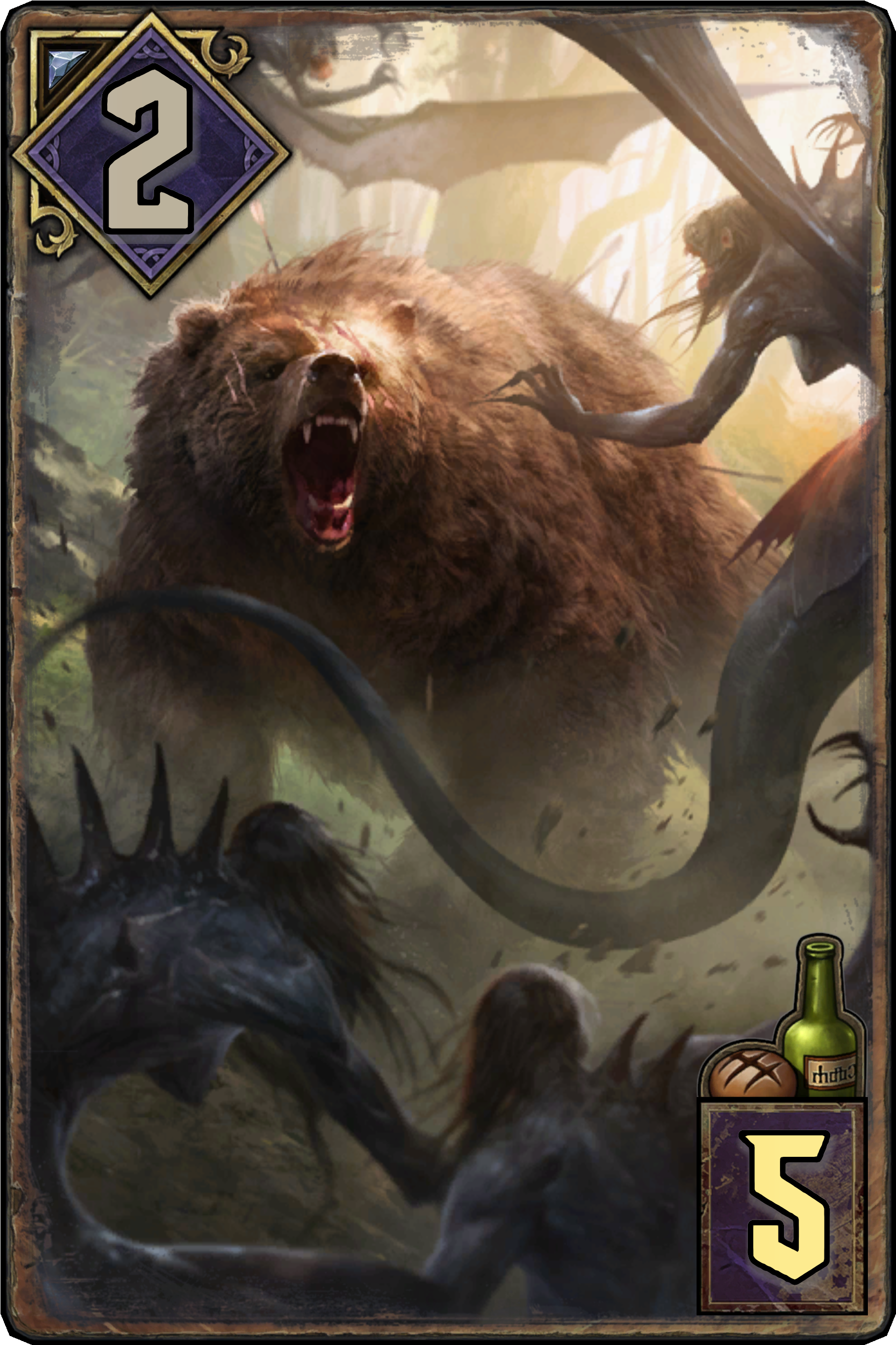 Savage Bear - Gwent Bear Clipart (2186x2924), Png Download