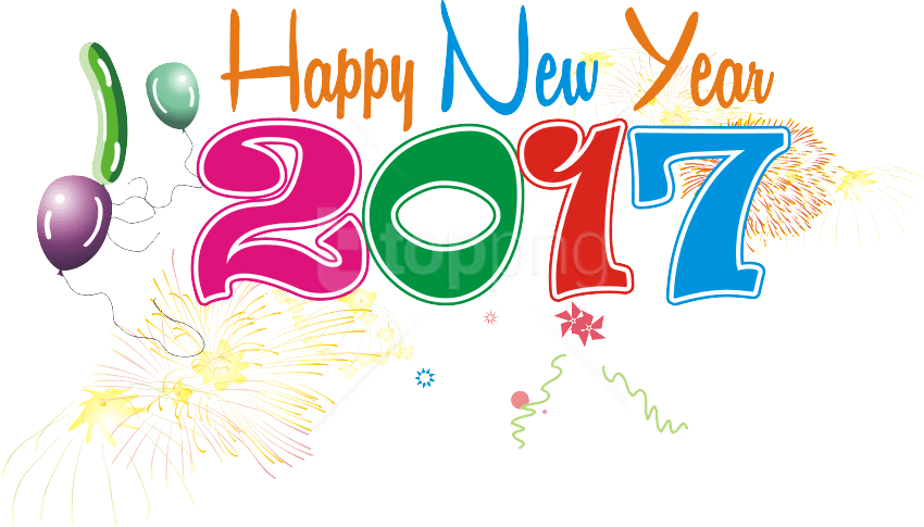 2017 New Year Png - Graphic Design Clipart (850x485), Png Download
