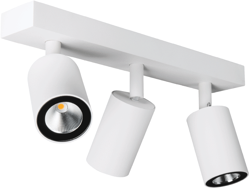 Onyx 3 Light Spotlight - Ceiling Clipart (870x656), Png Download