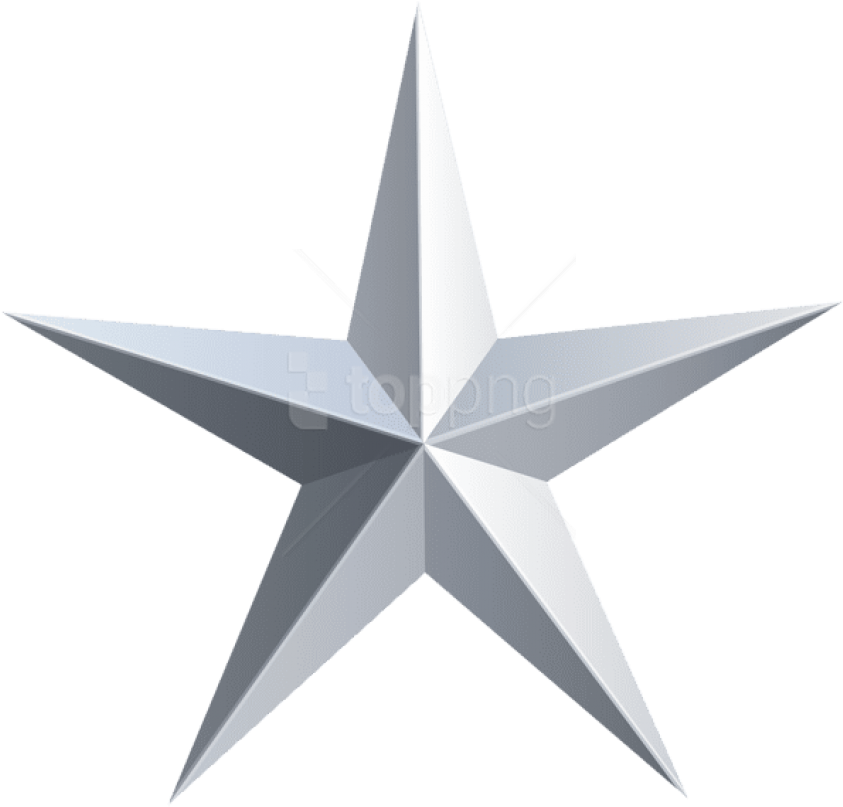 Free Png Download Silver Star Clipart Png Photo Png - Transparent Background Star Png (850x812), Png Download