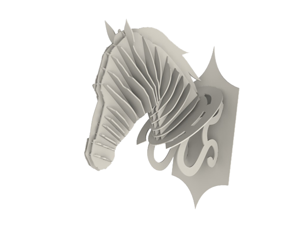 Faux Horse Head - Stallion Clipart (1000x782), Png Download