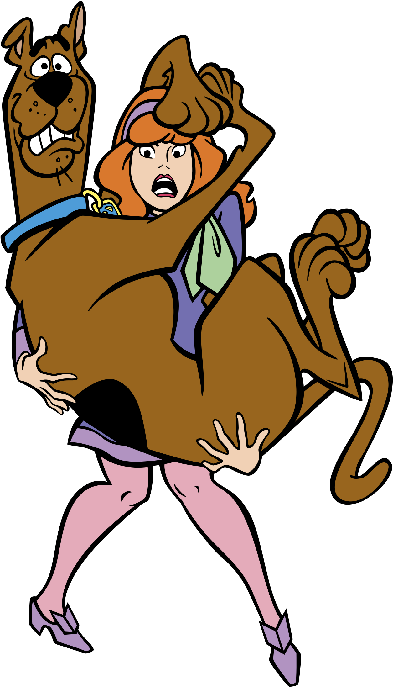 Scooby Doo Logo Png Transparent - Scooby Doo Daphne Scared Clipart - Large ...