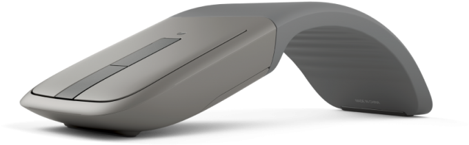 Microsoft's Arc Touch Mouse Gets Bluetooth Upgrade - Arc Touch Bluetooth Mouse Amazon Clipart (820x420), Png Download