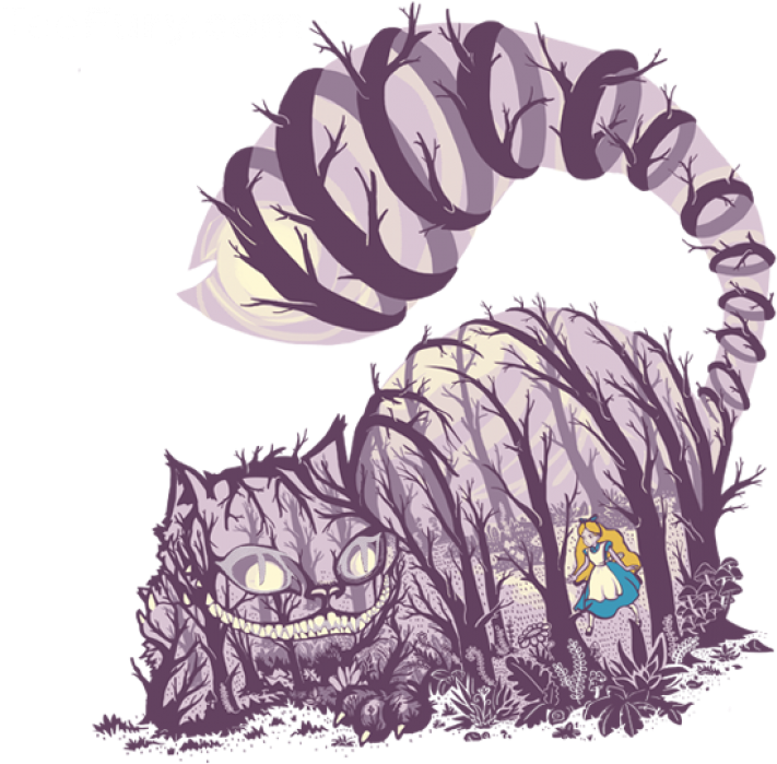 Alice, Alicia En El País De Las Maravillas, Gato De - Cheshire Cat Clipart (800x707), Png Download