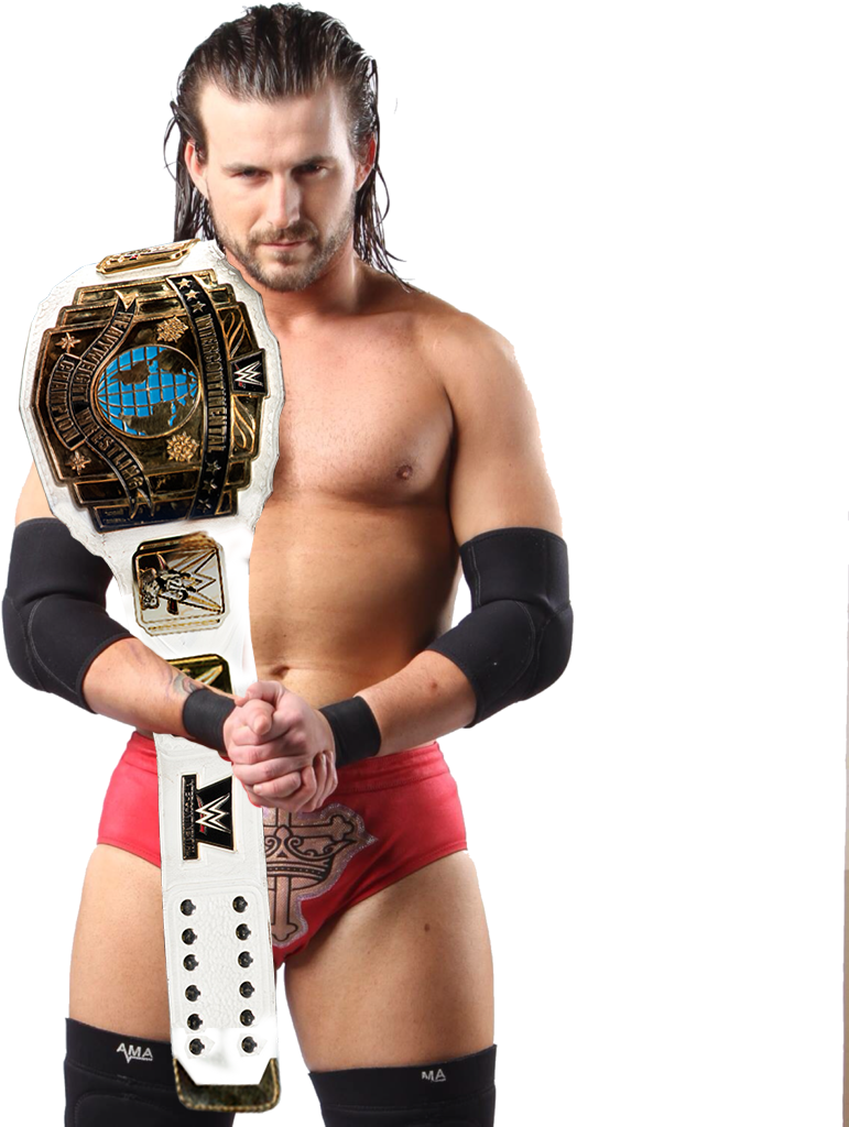 Adam Cole Ic Champion By Hamidpunk - Adam Cole Ic Title Clipart (771x1024), Png Download