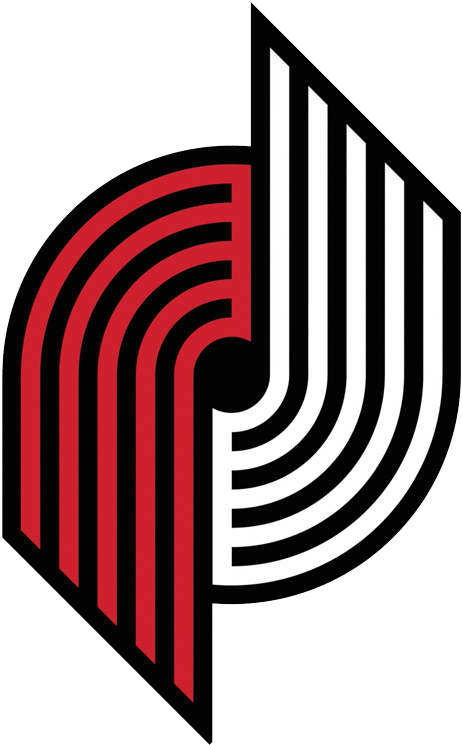 Corrected Trailblazers Logo - Portland Trail Blazers Logo 2018 Clipart (475x750), Png Download