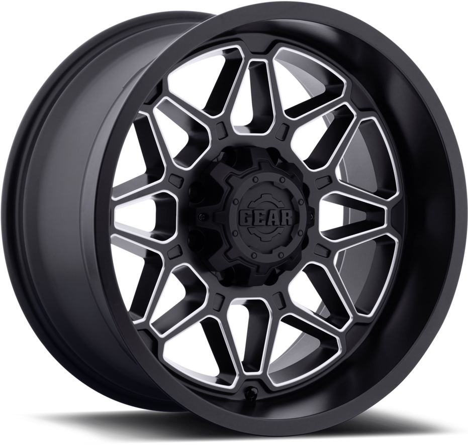 24 Inch Wheels And Tires Png - Black Off Road Wheels Clipart (1000x1000), Png Download