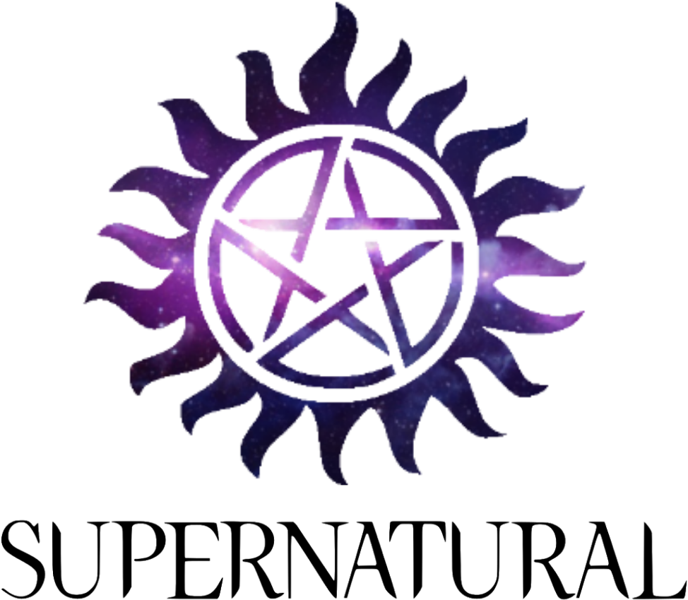 #supernatural #sobrenatural #terror #horror #logo #logotipo - Supernatural Tattoo Clipart (1024x1024), Png Download