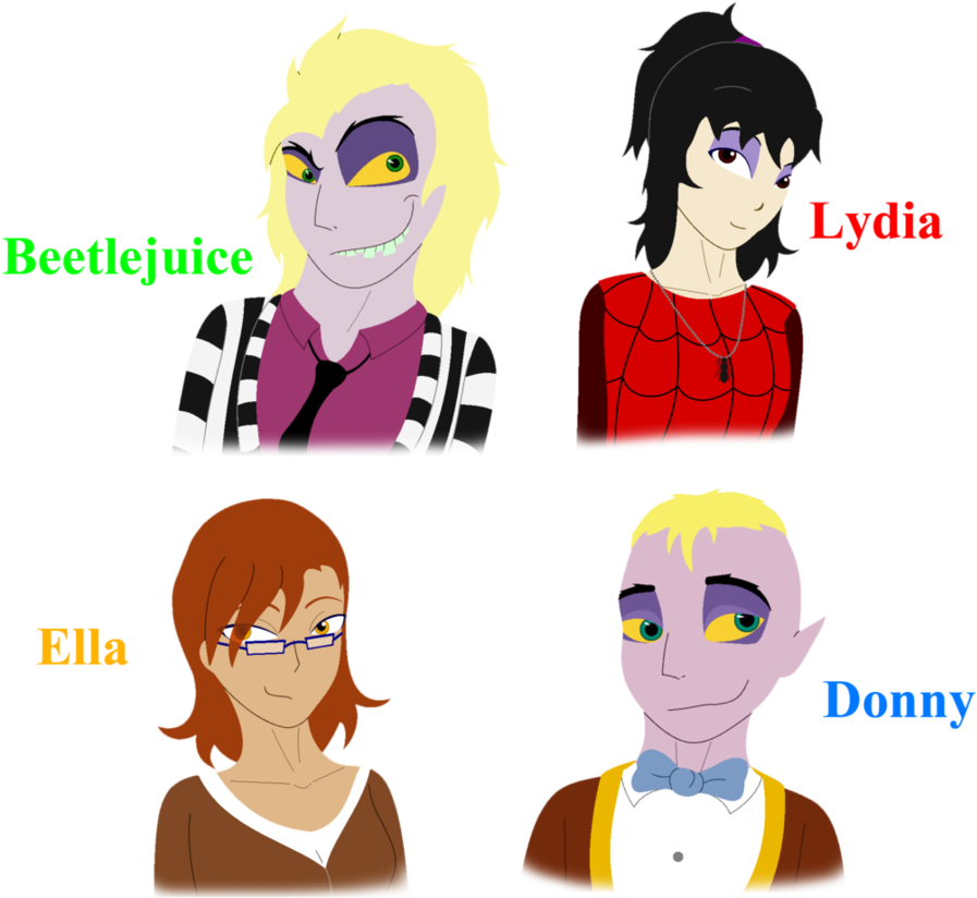 Main Characher Relationship - Cartoon Clipart (917x872), Png Download