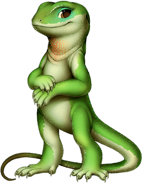 Furvilla Species Tumblr Carolina At Last Anolis - Furvilla Lizard Clipart (500x650), Png Download