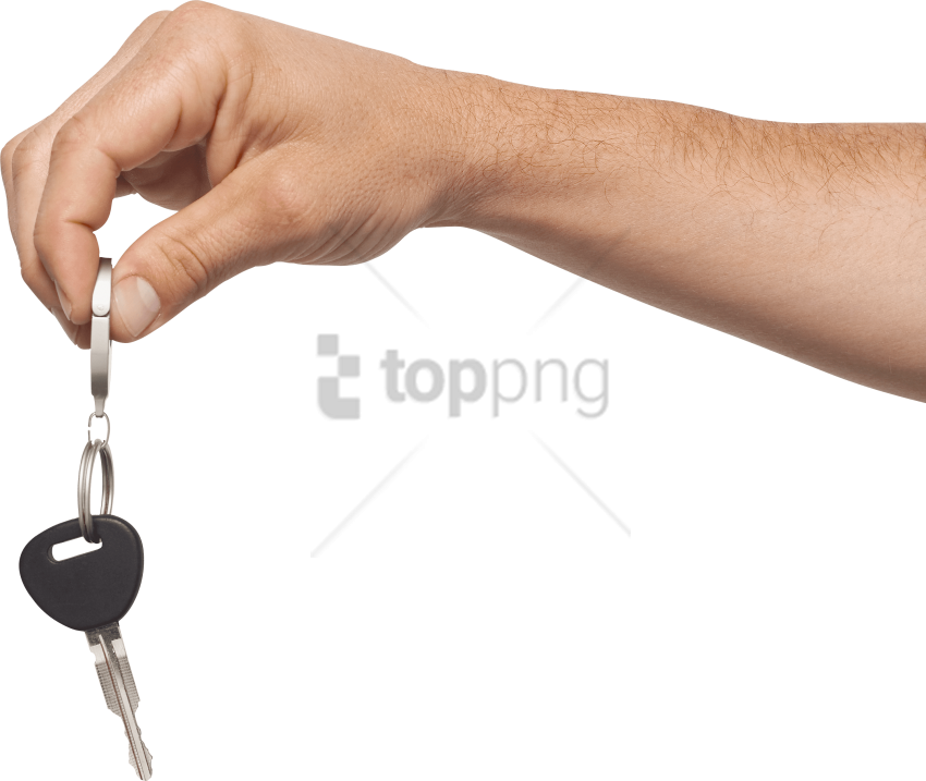 Free Png Hand Holding Keys Png Image With Transparent - Car Key In Hand Png Clipart (850x717), Png Download