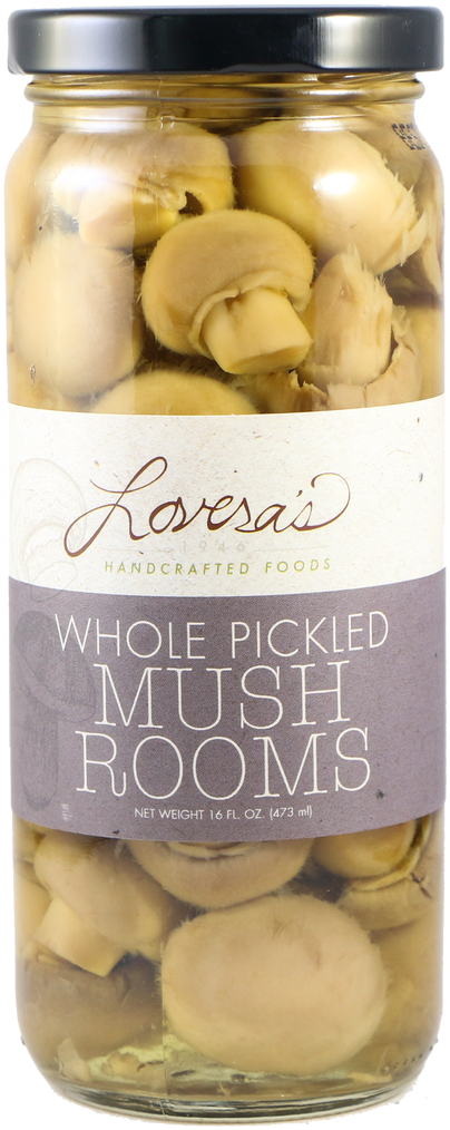 Mushrooms Pickled - 16oz - Olive Clipart (1188x1280), Png Download