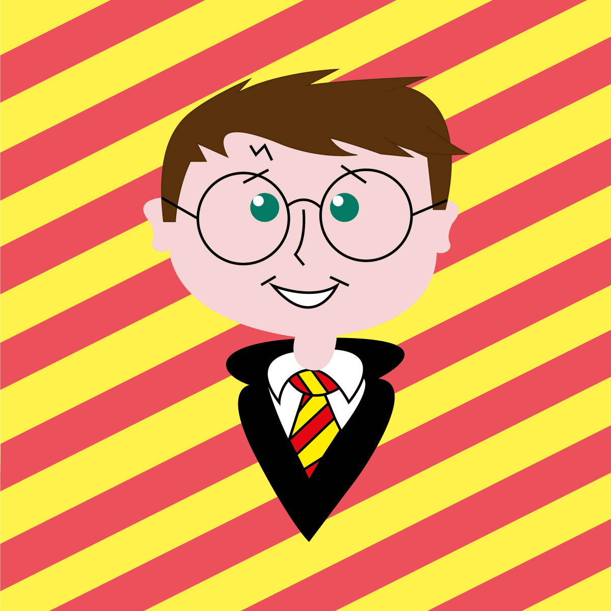 Personajes Harry Potter - Cartoon Clipart (1200x1200), Png Download