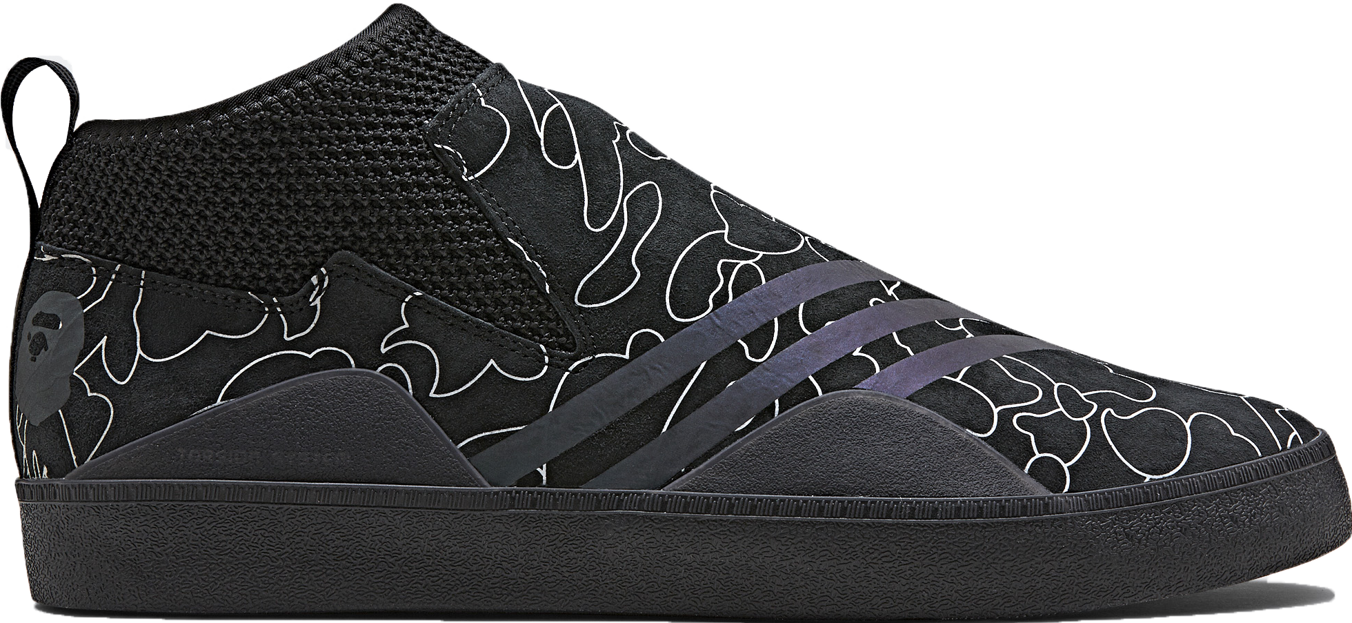 Bape X Adidas 3st - Basketball Shoe Clipart (1960x903), Png Download