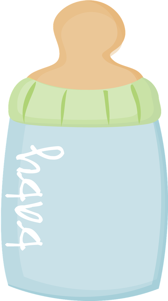 Baby Bottle Clip Art - Green Baby Bottle Clipart - Png Download (650x1145), Png Download