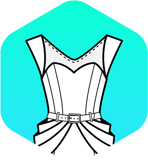 Fashion Design App Fashion Design App - Fashion Design Flat Sketch Clipart (572x572), Png Download