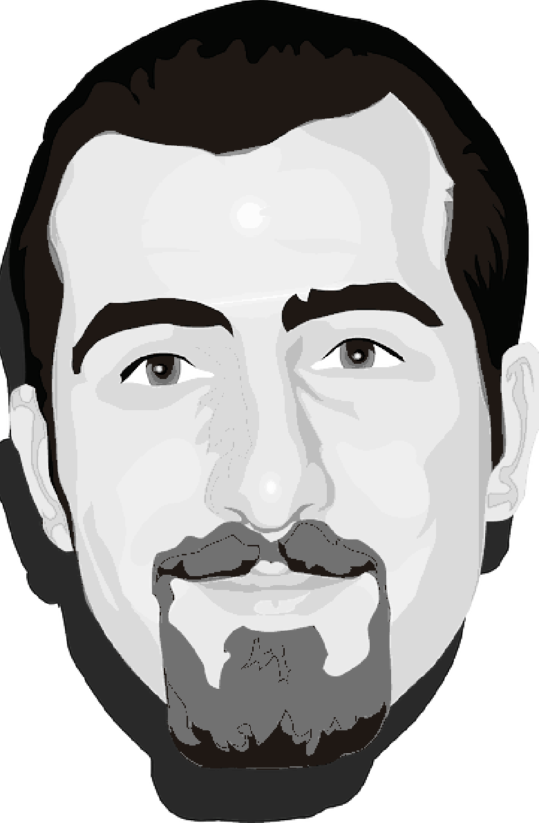 Goaty Face Man Avatar - Clip Art - Png Download (780x1190), Png Download