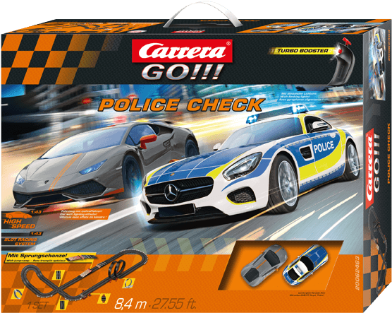 Carrera Go Police Check Clipart (700x467), Png Download