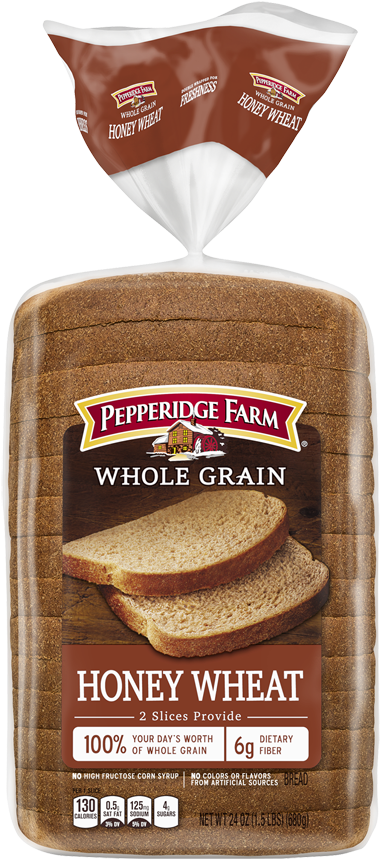 Whole Grain Breads - Pepperidge Farm Whole Grain Bread Clipart (1000x1000), Png Download