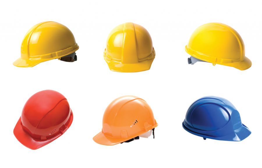 Download Hard Hat For Construction Clipart Hard Hats - Hard Hats In Construction - Png Download (900x578), Png Download