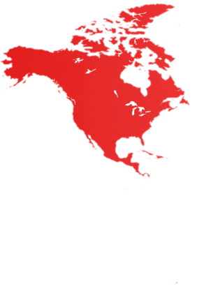 Download Northamerica - North America Map Shade Clipart Png Download