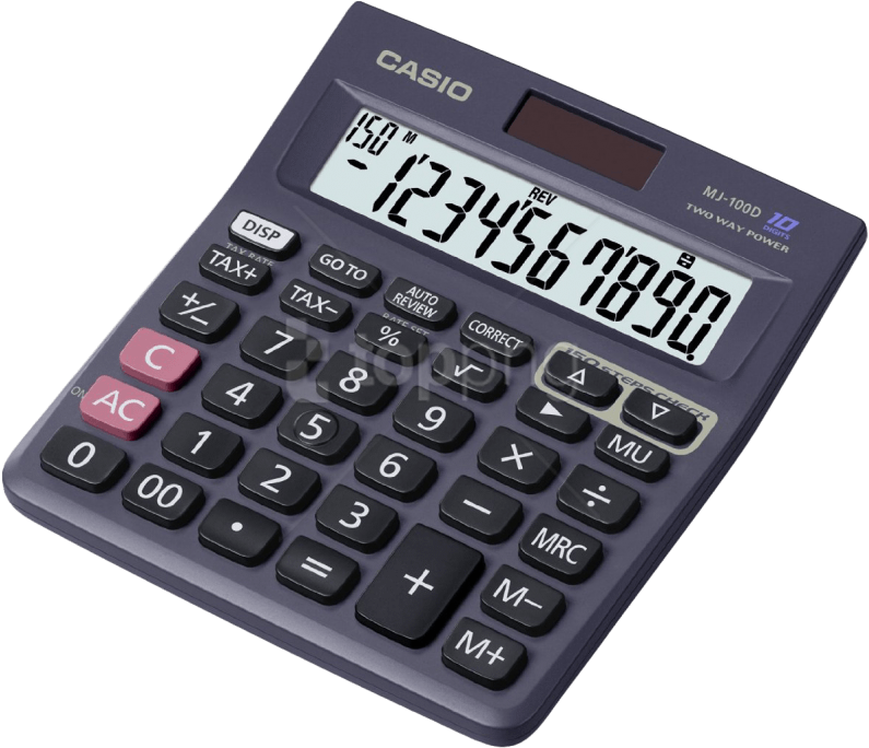 Free Png Desktop Calculator Png Images Transparent - Casio Mj 120da Calculator Clipart (850x719), Png Download
