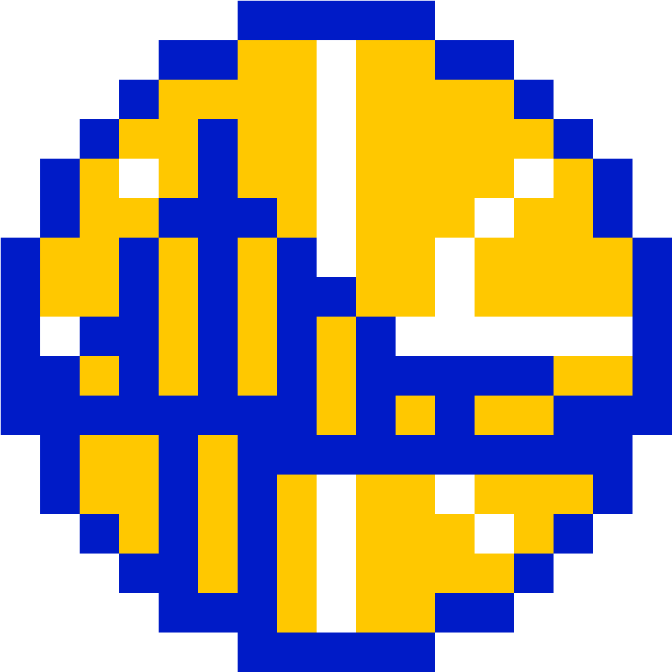 Golden State Warriors Logo By Spiderquinn - Mario Boo 8 Bit Clipart (1197x1197), Png Download