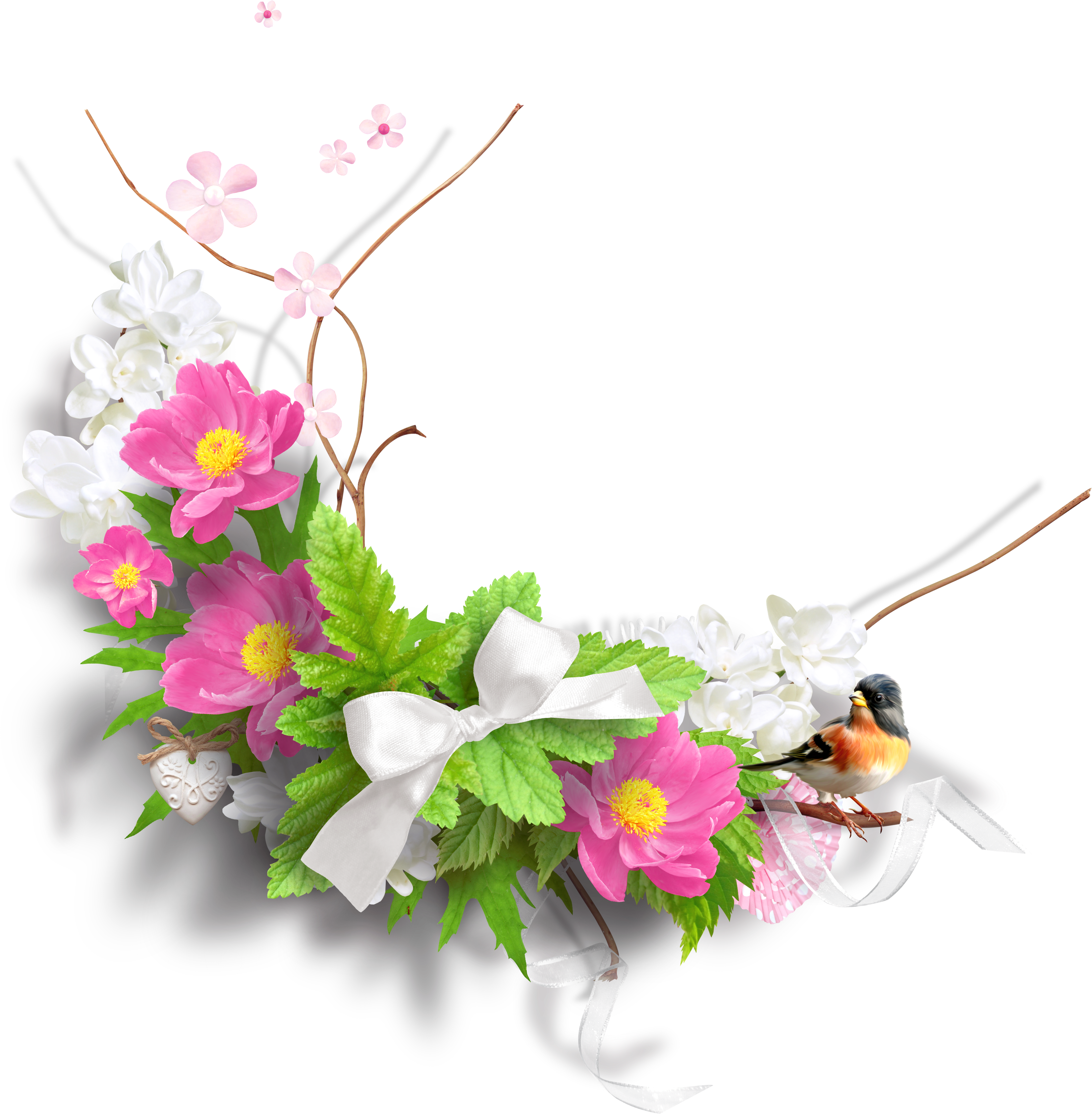 Spring Flowers Png Png Images - Spring Flowers Png Clipart (3365x3454), Png Download