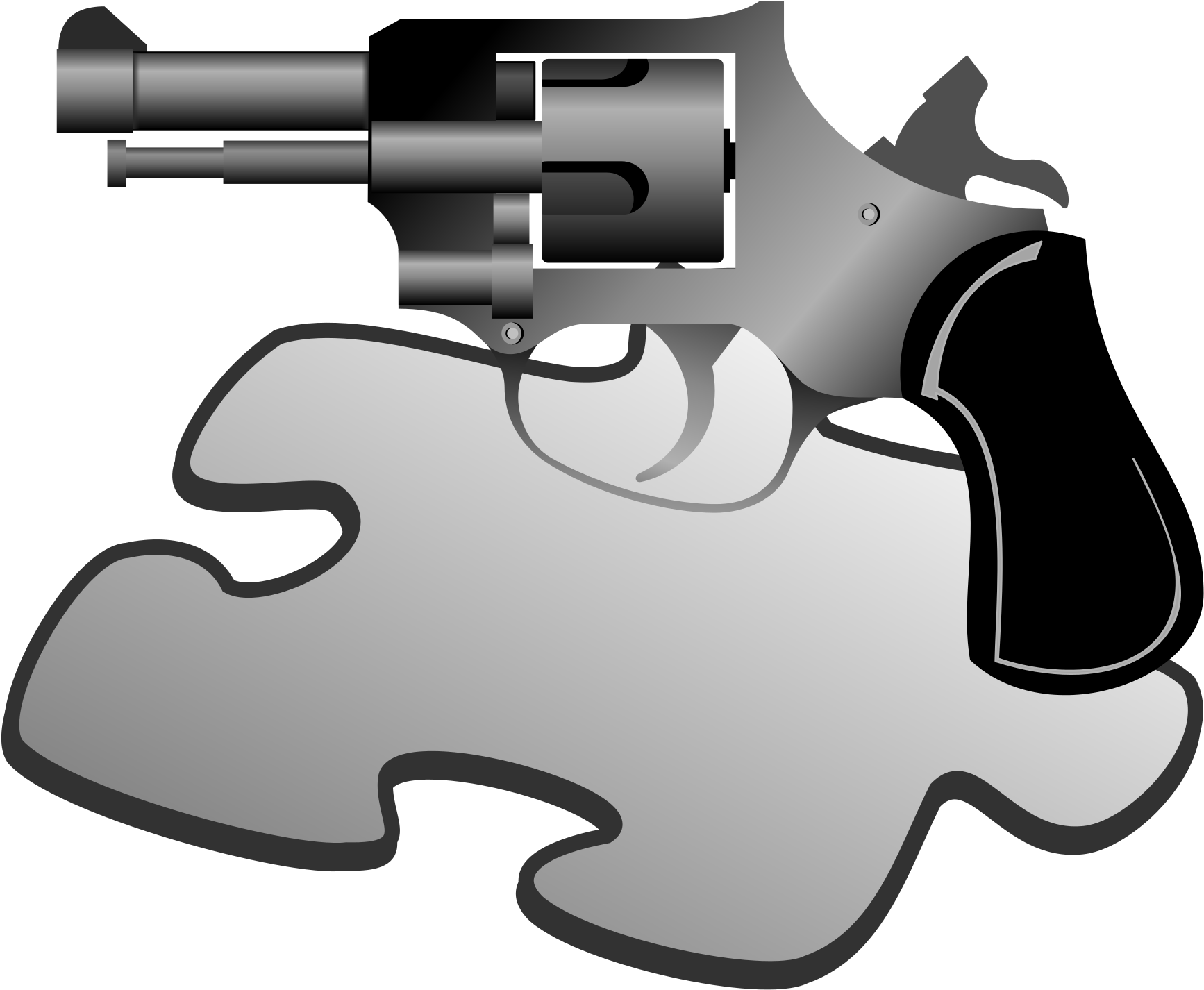 Open - Revolver 357 Clipart (2000x2000), Png Download