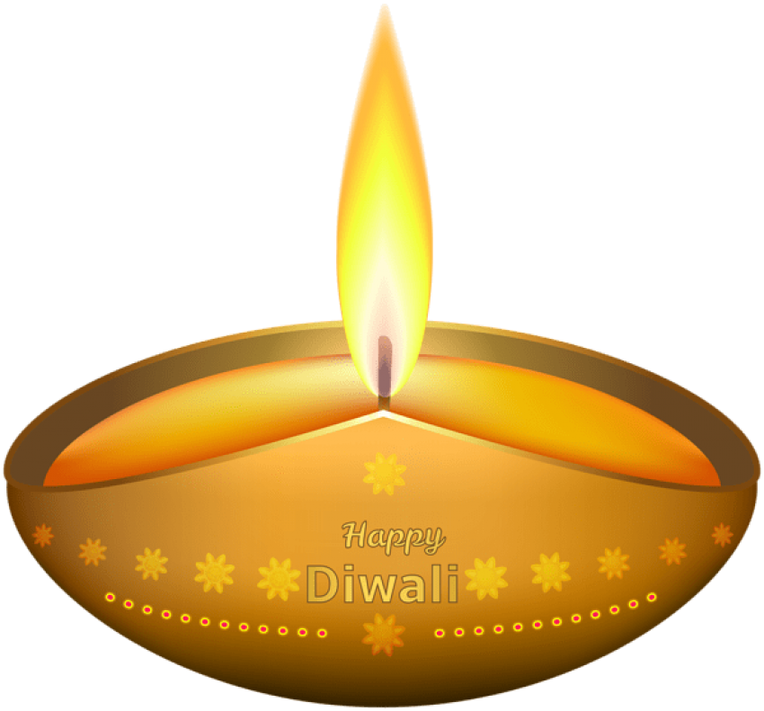 Free Png Happy Diwali Lighted Candle Png Png Images - Flame Clipart (850x791), Png Download
