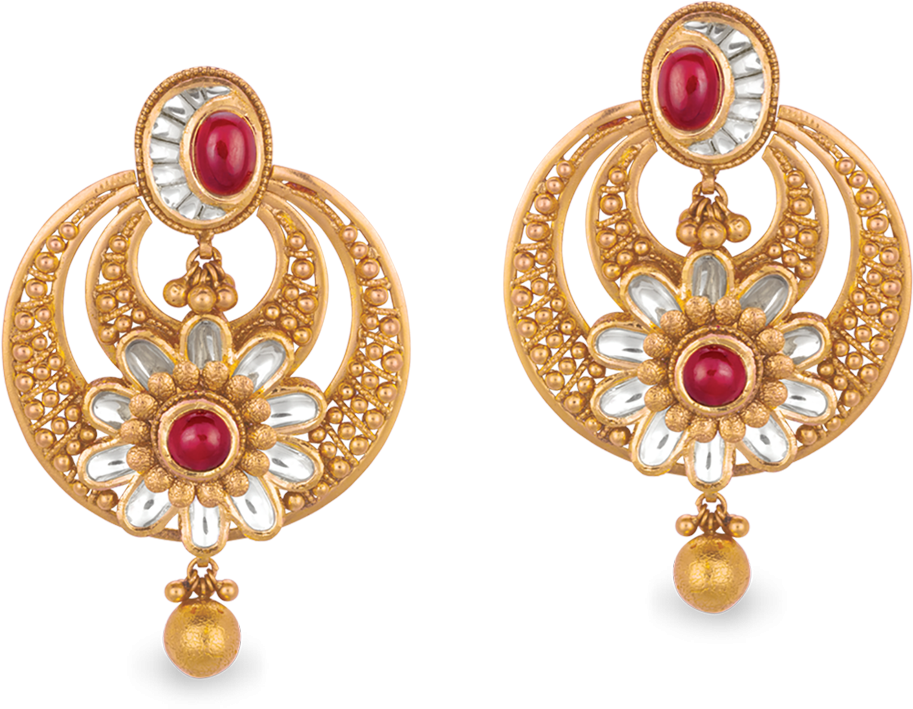 Gold Jewellery Online - Earring Jewellery Png Clipart (1200x1000), Png Download