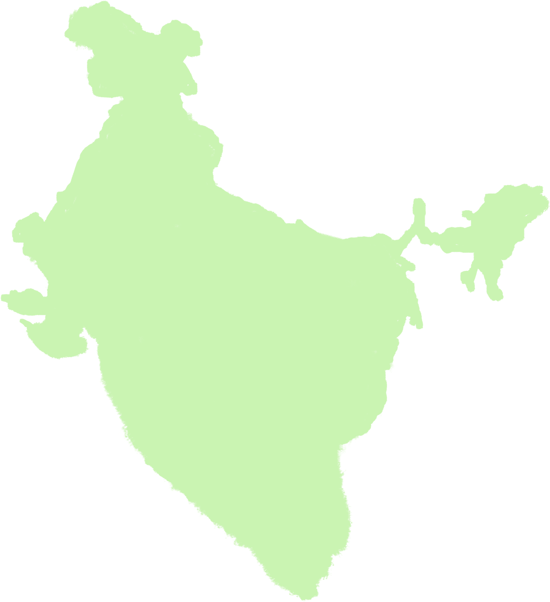 India - 26 January India Map Clipart (1200x1302), Png Download