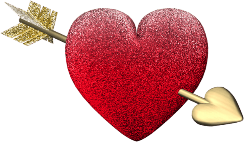 Free Png Download Valentine Heart Png Images Background - Happy Valentine Day Png Clipart (850x516), Png Download