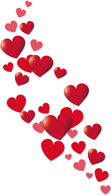 Free Png Download Valentine Hearts Decorpicture Png - Clipart Heart Valentines Day Transparent Png (480x819), Png Download