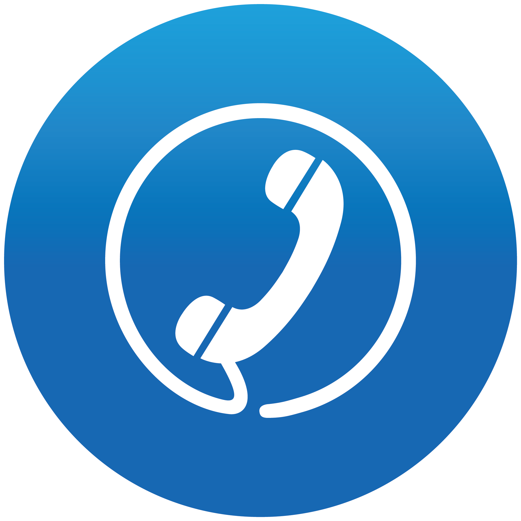 15 Blue Mobile Icon Images - Phone Png Clipart (2051x2051), Png Download