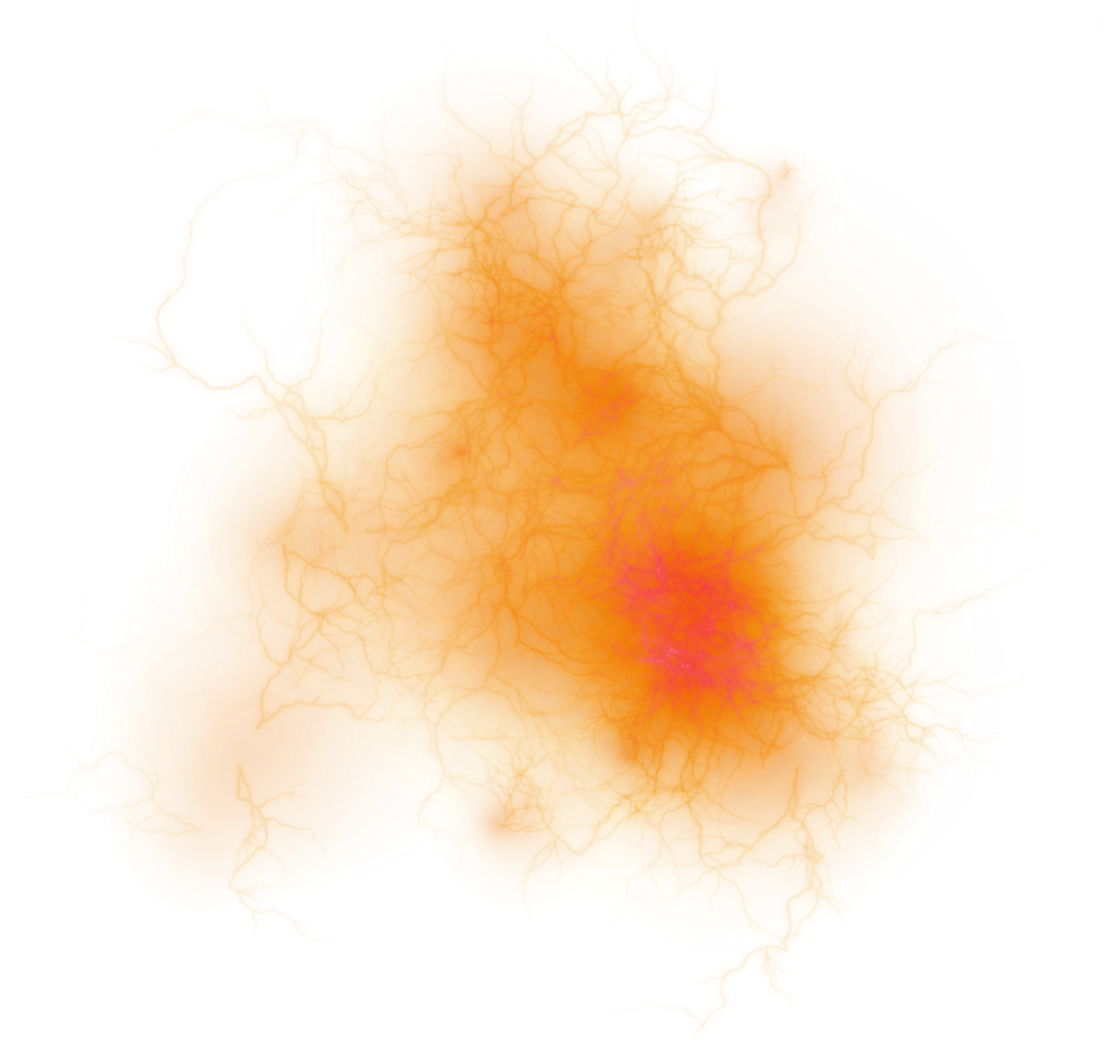 Orange Sticker - Humo Color Naranja Png Clipart (1024x961), Png Download