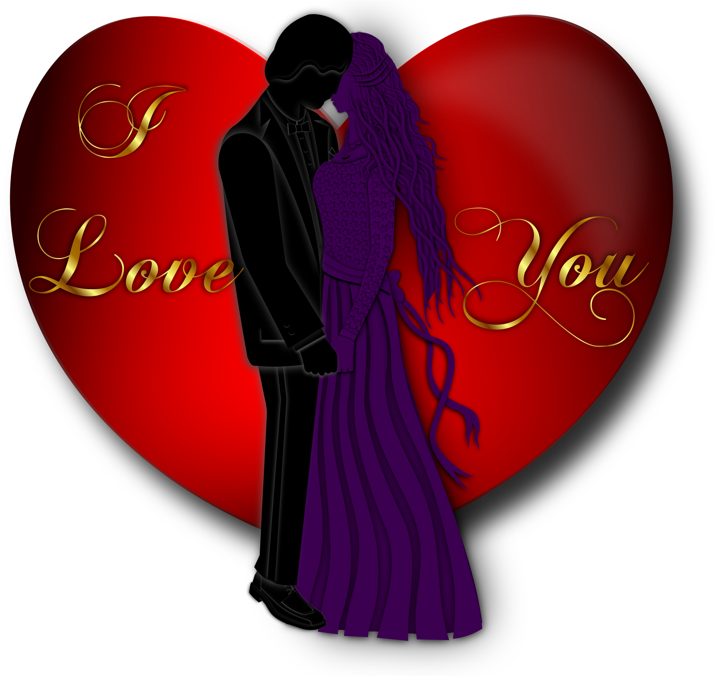 This Free Icons Png Design Of I Love You Valentine Clipart (2400x2197), Png Download