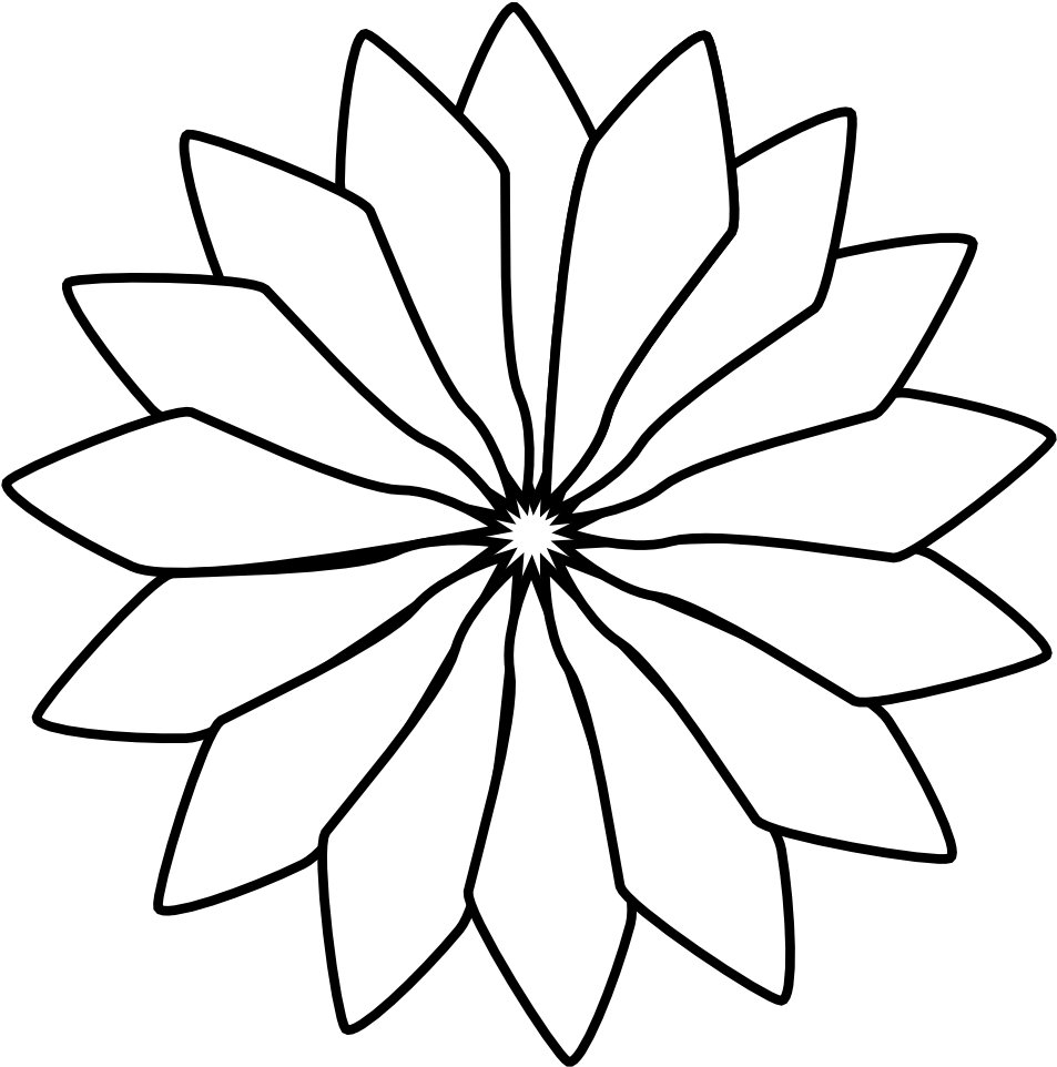 Black White Line Art Flower Valentine Png 46 K Red - Effects Of Uv Degradation Clipart (999x999), Png Download