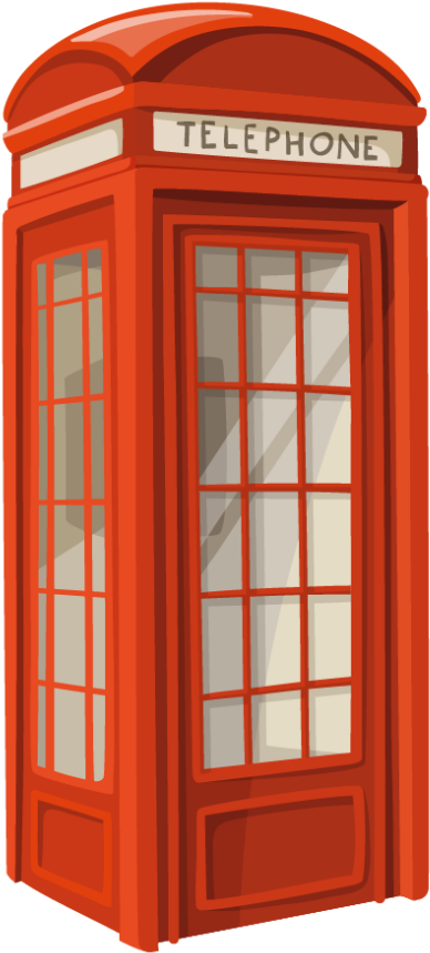 Cell Phone Icon Png Vectors - London Telephone Png Clipart (1024x1024), Png Download