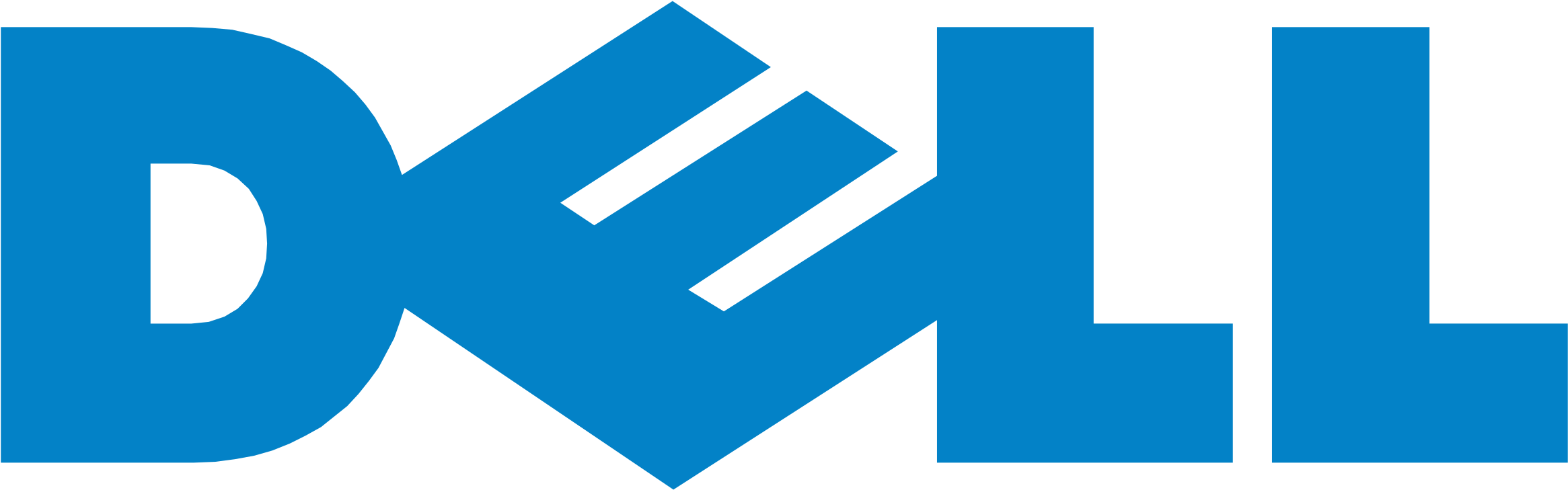 Dell Logo Png Transparent - Dell Logo Png Clipart (2400x2400), Png Download