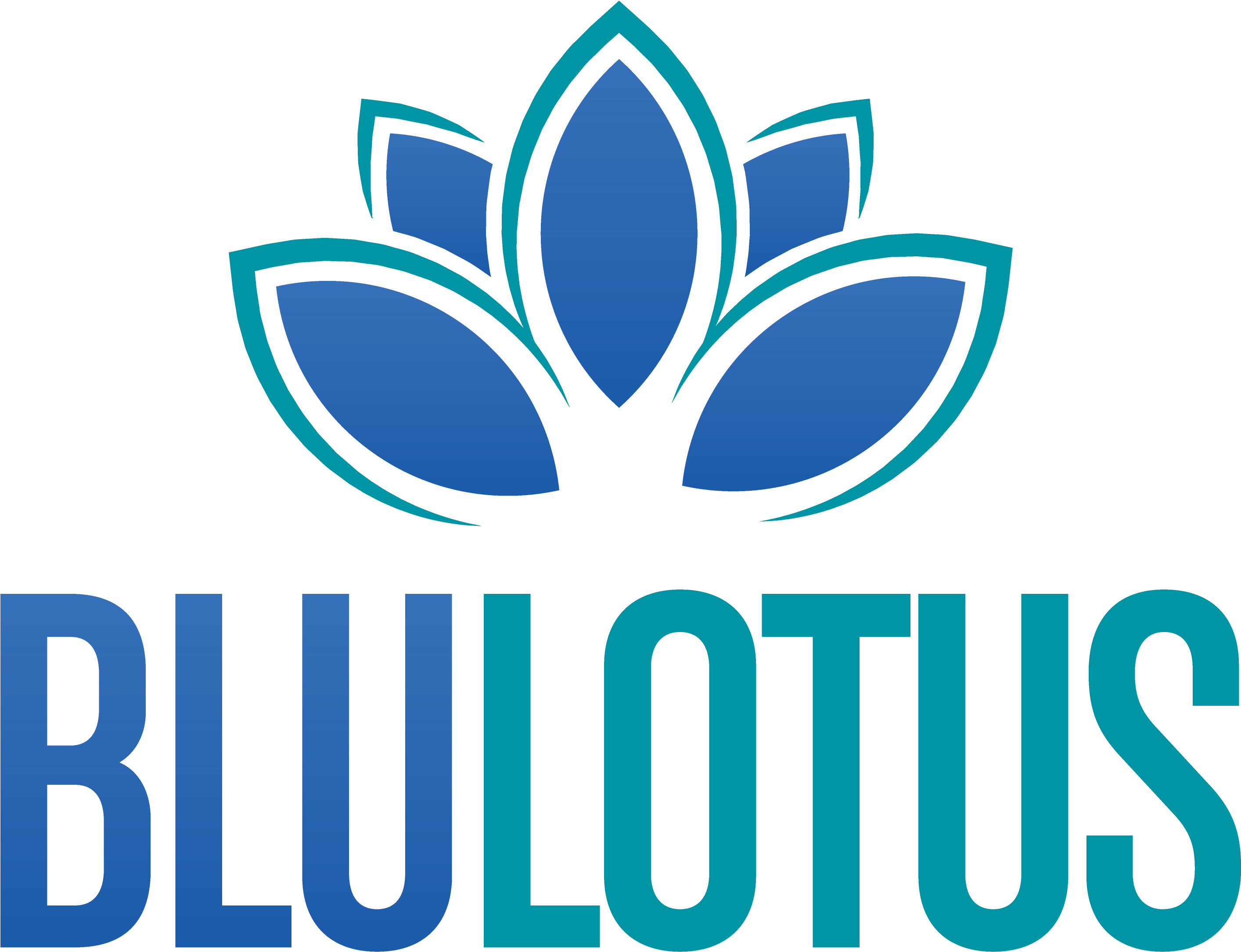 Blu Lotus Clipart (3600x2500), Png Download