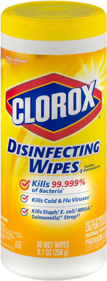 Clorox Wipes Png - Clorox Clipart (1000x1000), Png Download
