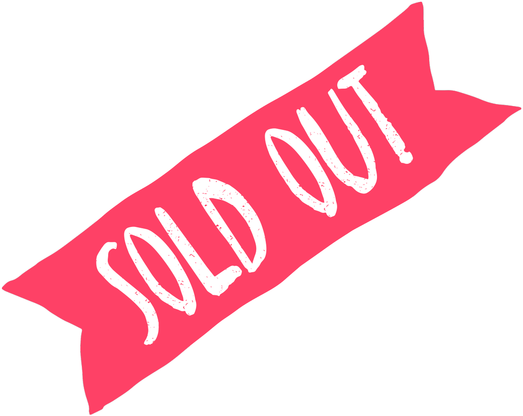 That's All Folks Our Next Small Charities Forum Is - Pink Sold Out Logo Clipart (1049x836), Png Download