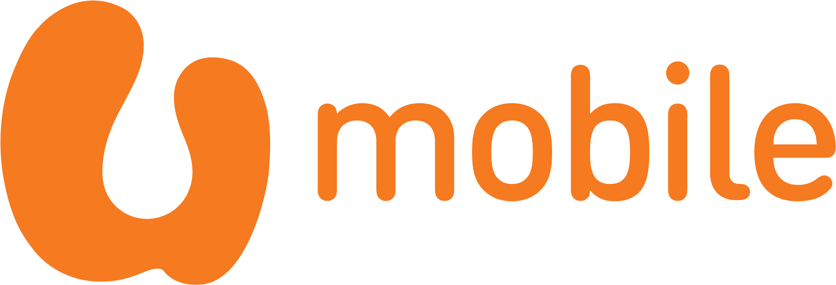Orange Mobile Logo Png 1349 Free Transparent Png Logos - U Mobile Logo Png Clipart (2819x996), Png Download
