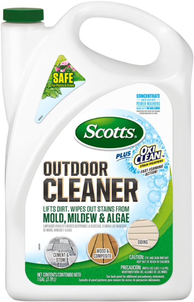 Outdoor Cleaner Concentrate - Scotts Clipart (649x1000), Png Download